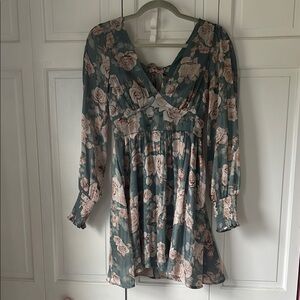 Floral Long Sleeve Dress